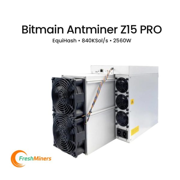 Bitmain Antminer Z15 Pro Zcash ZEC miner